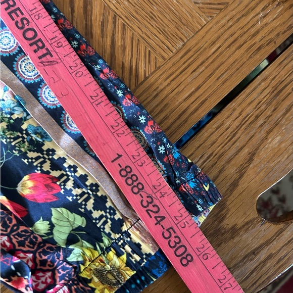 JOHNNY WAS Floral Silk Joggers - Picture 9 of 16